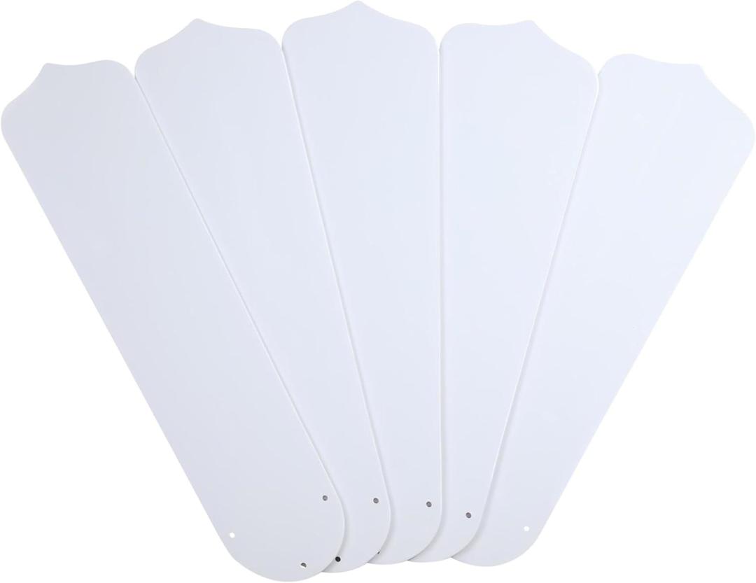 Westinghouse 20.63-Inch Replacement Fan Blades for 52-Inch Ceiling Fans (White)