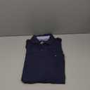 Tommy Hilfiger Men's Short Sleeve Cotton Pique Polo Shirt in Classic Fit (Navy Blazer Heather), Size: Small
