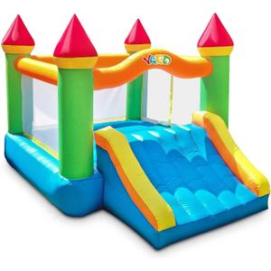 YARD Bounce House, Inflatable Bounce House with Slide for Kids 5-12, Bouncy House with Blower for Outdoor Backyard/Indoor, 12ft x 9ft x 8ft Bouncy Castle, Jump House for Adult Toddlers Kids Party
