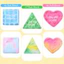 3 Pack Fabric Marble Maze Mat Bulk Fidget Maze Sensory Mats Pad Stress Relief Anxiety Toys Calming Corner Supplies Rewards for Teens Christmas Operation Gifts (Classic Style)