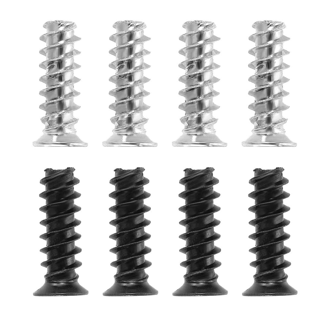 PATIKIL 100Pcs Computer Case Fan Screws Kit, M5 x 15mm Short PC Cooling Fan Mount Screws for DIY Repair Motherboard Radiators PC Case, (Silver,Black, 50 Pcs of Each)