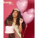 Birthday Crown & Glitter Sash for Women - Princess Tiara & Headband for Parties & Decorations
