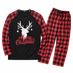 Black and Red Pajamas for Merry Christmas Size M