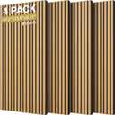 TONOR Dual-Layer Thickened Acoustic Wall Panels-4 Pack 47.2"x23.6"x0.72
Self Adhesive High Density Sound Proof Panels for Walls, Peel and Stick Wall Panels for Interior Wall Decor, Oak Veneer