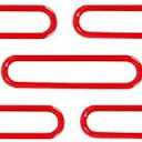 RT-TCZ Hood Vents Cover Trim Decorative Exterior Accessories for Jeep Wrangler JK JKU 2 Door 4 Door 2007-2017,Red