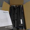 SONGMICS Shoe Rack, 3-Tier Shoe Organizer, Metal Storage Shelf, Upright or Upside Down, for 16-20 Pairs, Stackable, for Entryway, 11.8 x 36.2 x 21.7 Inches, Black ULSA303B02