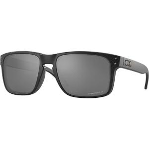 Oakley Mens OO9244 Holbrook Low Bridge Fit Rectangular Sunglasses (56 mm, Matte Black Teal Ombre/Prizm Black Polarized)