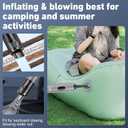 DEDC Car Vacuum Cleaner High Power, 15000Pa Cordless Vacuum Portable Rechargeable with LED Screen, Ultra-Lightweight Dust Buster with USB-C Charging, 2 Speeds, 4 in 1 Air Blower for Car, Home, Pet (Silvery)