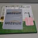 VEELIKE 12 Sheets Pink Peel and Stick Tile Backsplash Long Hexagon Peel and Stick Backsplash for Kitchen Bathroom Powder Room Waterproof Self Adhesive Pink Wall Tile Stickers for Kitchen RV 12''x12''