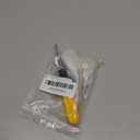 2 Pack Gold Knobs for Dresser Drawers, Brass Dresser Knobs Round Cabinet Knobs for Kitchen Cabinet Cupboard Door Decorative Furniture Hardware, 1-1/4" Diameter, White