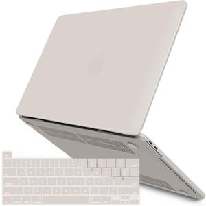 IBENZER Compatible with MacBook Pro 13 Inch Case M2 M1 2026 2025 2024 2023 2022 A2338 A2289 A2251 A2159 A1989 A1706 A1708, Hard Shell Case & Keyboard Cover for Mac Pro 13, Rocky Gray,T13RKGY+1