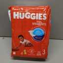 Huggies Size 3 Diapers, Little Snugglers Baby Diapers, Size 3 (16-28 lbs), 168 Count (6 Packs of 28)