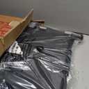 LET'S CAMP Folding Stadium Seat Bleacher Chair with Cup Holder, Mesh Bag and Hide Hooks, Portable Stadium Chair with Back and Cushion (Black Grey)