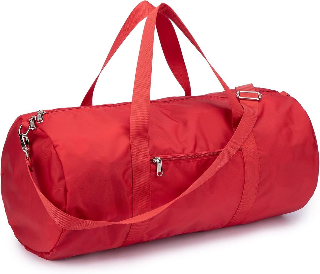 Vorspack Duffel Bag 20 Inches Foldable Gym Bag for Men Women Duffle Bag Lightweight with Inner Pocket for Travel Sports
