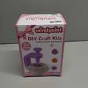 windpaint Toys for Girls 3 4 5 6 7 8 9 10 Years Old, DIY Craft Kits for Kids, Fabric Flower Bouquets for Girls Gifts, Educational Learning Detective Toys for Toddler Kids,Birthdays Gifts (Purple) (Pink)