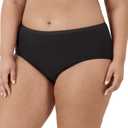 Hanes Women's Signature Cotton Breathe Briefs Underwear Pack, 6-Pack (XXXL)