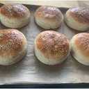 Keewah 4.5 inch Large Burger Ring - 6 Piece - Stainless Steel