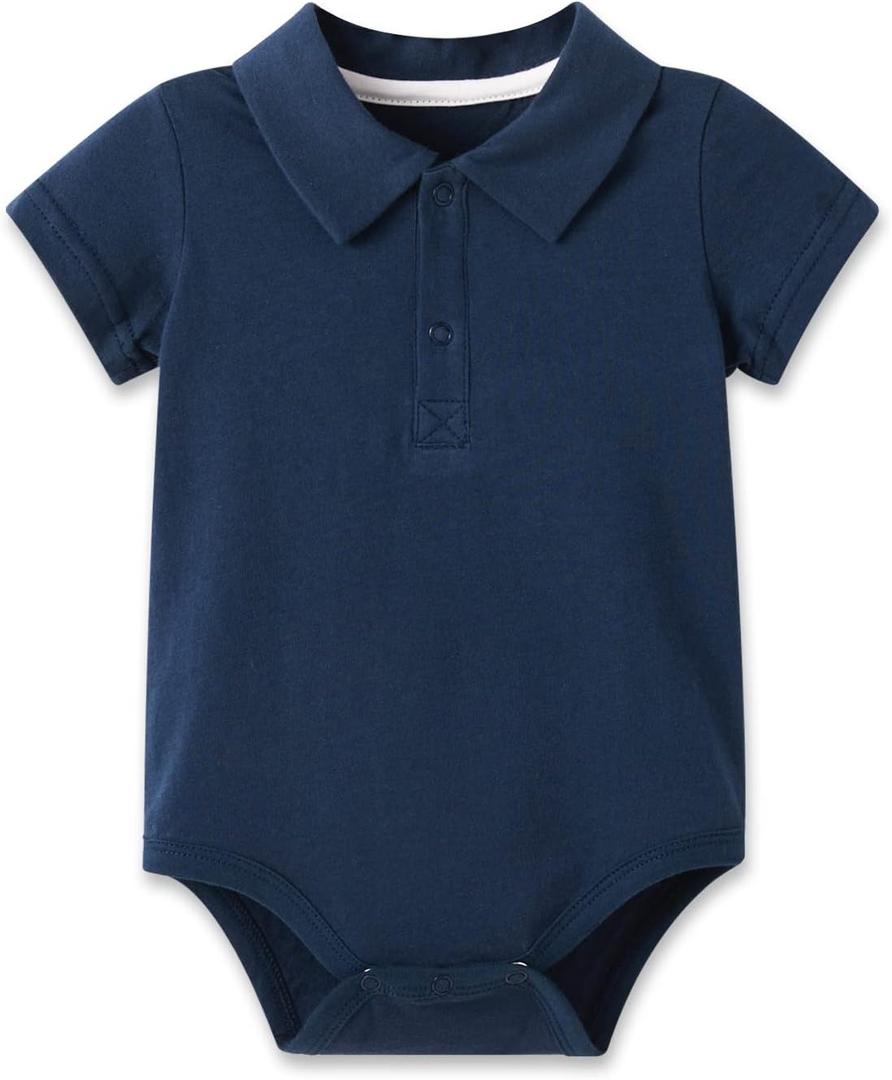pureborn Baby Girls Boys Bodysuit Super Soft Cotton Romper 0-24 Months