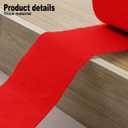 4 Crepe Paper Streamers Rolls, 328ft Pack of Red and Black Crepe Paper for Birthday Wedding Baby Shower Party Decorations (1.8 inch x 82 ft/Roll)