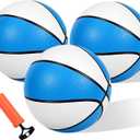 3 Pack 6" Mini Basketball Set - Lightweight 120g PVC Small Basketball for Toddlers Boys Girls Teenagers Floating Water Pool Basketball for Indoor Outdoor Swimming Pool Games Basketball Hoop & Goal