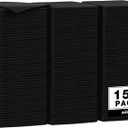 AIDEA Microfiber Cleaning Cloth Black 150PK, Microfiber Towels for Cars, Premium Car Cloths, Dusting Cloth Lint Free Cleaning Rags for SUVs, House, Kitchen, Window, Workshops,1212"