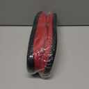 NewDenBer Men's Warm Memory Foam Suede Plush Fleece Lined Slip on Indoor Outdoor Clog House Slippers (9-10, 3. Red/Black)