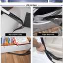 Replacement Vacuum Attachments & Brushes plus Universal Adapter Kit Compatible with Shop Vacs 2-1/4'' 1-7/8'' 1-3/8'' 1-1/4 Inch- Flexible Vacuum Crevice Attachment Tool for Shop Vac Accessories