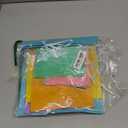 Hallmark Recyclable Gift Bag Assortment (8 Bags: 3 Small 6", 3 Medium 9", 2 Large 13") Pastel Blue, Pink, Yellow, Purple, Orange, Green for Birthdays, Easter, Baby Gifts, Bridal Showers