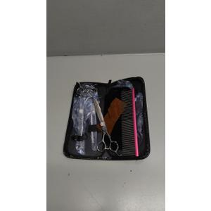 Dog Grooming Scissors Kit with Safety Round Tips, GLADOG Professional 5 in 1 Grooming Scissors for Dogs