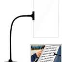 Magnifying Glass with Stand, 10"x6" Flexible Gooseneck Magnifying, Large Page Magnifier for Reading Small Prints & Low Vision Seniors with Aging Eyes
