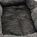 MIXJOY Dog Bed for Large Medium Small Dogs, Rectangle Washable Sleeping Puppy Bed, Orthopedic Pet Sofa Bed, Soft Calming Cat Beds for Indoor Cats, Anti-Slip Bottom with Multiple Size (30-Large, Grey)