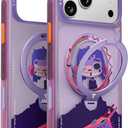 TORRAS X GAWX Q3 Air Limited Edition Case for iPhone 17 Pro 6.3 inch, Stronger Magnetic Stand, Fit for MagSafe, Heavy-Duty Protection for iPhone 17 Pro Phone Case, Camera Control, Neon NightMuse