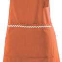 FINGERCRAFT Apron, Dual Pocket, Adjustable Tie, Multipurpose Washable Bib Apron for Home, Kitchen, Chef and Professionals
