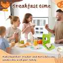 Sandwich Cutter and Sealer Set - 3Pcs Stainless Steel Crustless Sandwich Makers for Kids Lunch & Breakfast, Cookie Cutters with Dinosaur/Lace Wave/Circle Shapes, Perfect for Childrens Bento Box (Green+Orange+Blue)