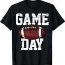 Football Player Vintage T-Shirt, Blue, Large