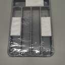 Kitsure Cutlery Drawer Organiser for Kitchen - Adjustable Cutlery Tray for Effortless Utensil Sorting, Versatile Kitchen Storage & Organisation Solution, 12.13" x 1.54" x 8.07"~13.90", Grey (Medium)