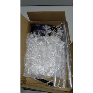 Solar Christmas Pathway Lights Outdoor Decorations, Solar Powered Snowflake Lights, Waterproof Xms Garden Stake Lights Outdoor Christmas Decorations for Patio Yard Porch Lawn, 4 Pack(White)