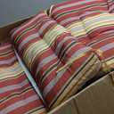 Suzile 6 Pcs Outdoor High Chair Cushion Waterproof Patio Seat Back Cushion 21 x 44 x 3(H) '' Rocking Chair Cushion Cover Thickened Patio Chair Pad for Indoor Outdoor Patio Garden (Bright Color)