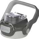 Healthy Human FLIP N SIP Lid | LeakProof Water Bottles Lid | Dishwasher Safe & Durable Bottle Caps with Snap Metal Clip & Wide Mouth for All Healthy Human Bottles