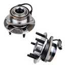 KUSATEC 513189 Front 2PCS Wheel Bearing and Hub Assembly Compatible with Pontiac Torrent 2006, Chevy Equinox 2005 2006, Saturn Vue 2002 2003 2004 2005 2006 2007, 5 Lug Bolts w/ABS