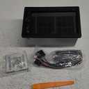 Double Din Car Stereo Compatible with Voice Control Apple Carplay - 7 Inch HD LCD Touchscreen Monitor, Bluetooth, Subwoofer, USB/SD Port, A/V Input, AM/FM Car Radio Receiver, Backup Camera