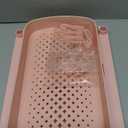 2 Pack Multi-Purpose Pull-Out Storage Organizers, Under Sink & Cabinet Organizers, 12.8 Inch Pink