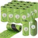 270 Count 13 x 9 Dog Poop Bags Rolls with Holder | Leakproof, Extra Thick & Tear-Resistant Waste Bags for Doggie, Cats & Pets | Unscented, Sturdy & Durable Pet Cleanup Bags for On-The-Go Use