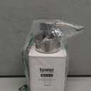 Yamazaki Home Refillable Hand Soap Pump | Bathroom, Kitchen | Plastic | Dispenser, One Size, White