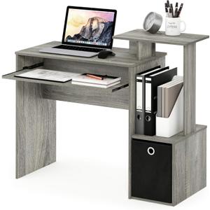 Furinno Econ Multipurpose Home Office Computer Writing Desk, French Oak Grey, Compact