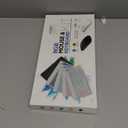 Ultra-Slim Lightweight Bluetooth Keyboard and Mouse Portable Mini Wireless Keyboard Rechargeable 7-Color Backlit for Apple iPad iPhone, Tablet iPhone Smartphone iOS Android Windows, Black