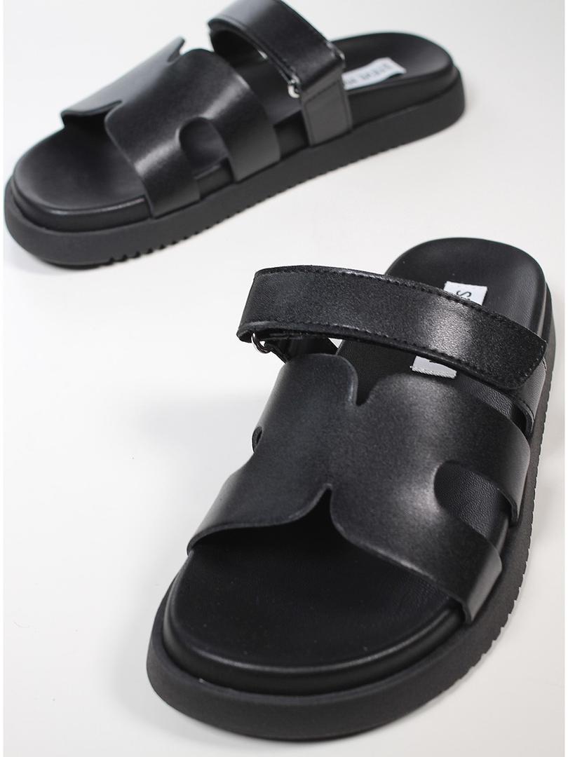 Project Cloud 100% Genuine Leather Sandals for Women Footwear - Stylish Womens Sandals with Plush & Soft Insole - Non-Slip and Water-Resistant Beach Sandals Slides for Women (Mayvy) Size 8