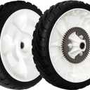 (Set of 2) Replacement 8" Rear Drive Wheel Assembly for Toro 137-4835 119-3822 with Metal Gear, Compatible with Toro 20332 20333 20334 20337 20372 20373 20374 20955 20958 22" Recycler Lawn Mower