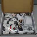 Joyreal High Contrast Baby Toys 0-6 Months, Black and White Sensory Toys for Newborn Brain Development, Montessori Infant Toys with 20 Cards