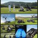 NAVEE Birdie Electric Golf Cart, Auto Follow Me (Only 3X), Remote Control, 36 Holes Battery Life, Smart Power Assist, All Terrain Wheels, Super Compact Electric Golf Push Cart